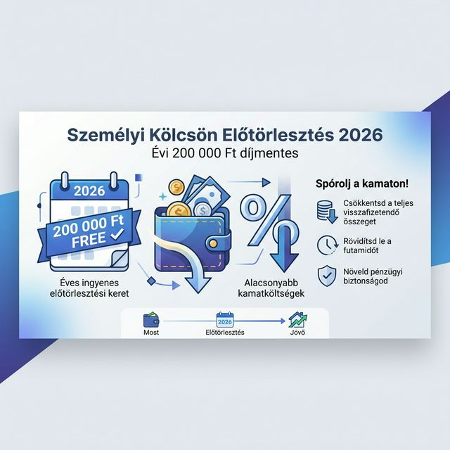 Személyi Kölcsön Előtörlesztés 2026