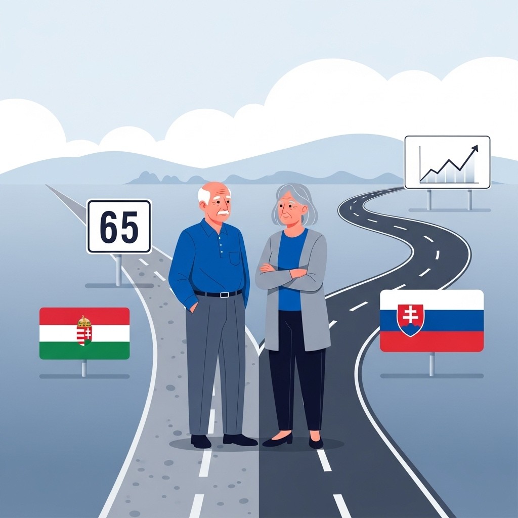 Nyugdíjkorhatár Magyarországon és Szlovákiában