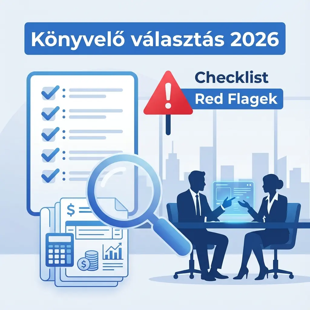 Hogyan válassz könyvelőt 2026-ban? – Kérdések és red flagek