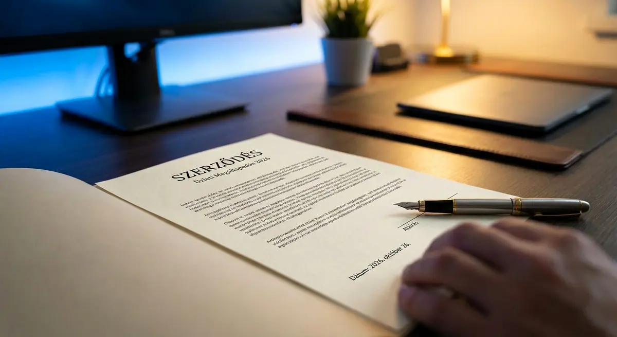 Vállalkozási Szerződés Minta 2026